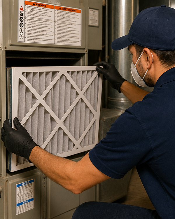 air filter replacement service Flower Mound