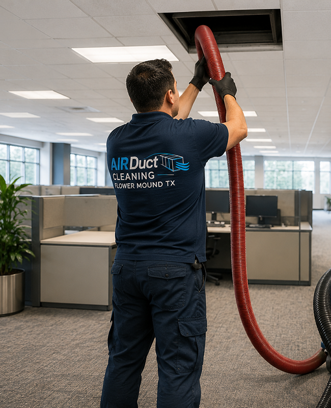 Professional duct cleaning team Flower Mound TX