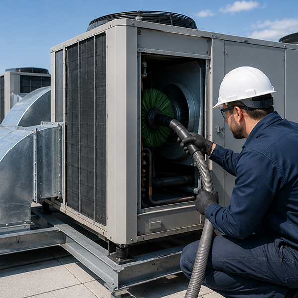 Commercial HVAC cleaning
