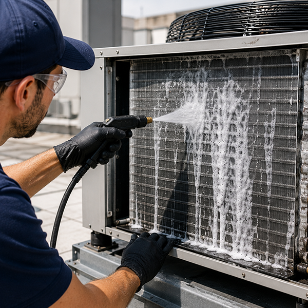 HVAC coil cleaning Flower Mound