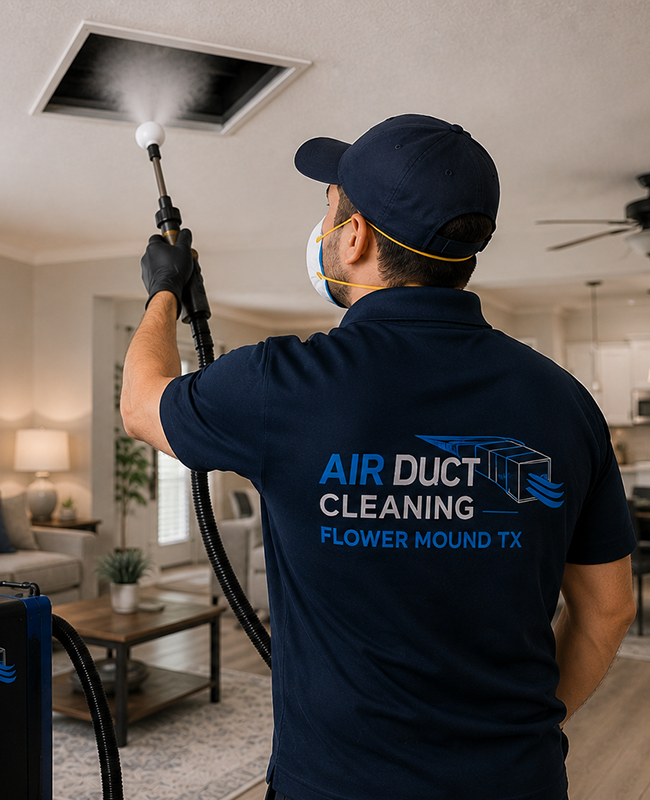Air duct sanitization and odor removal Flower Mound